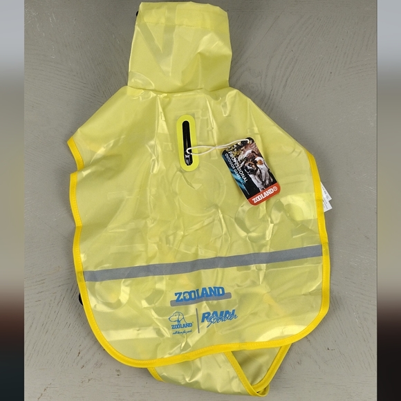 Yellow Zooland Dog Raincoat - Picture 2 of 9